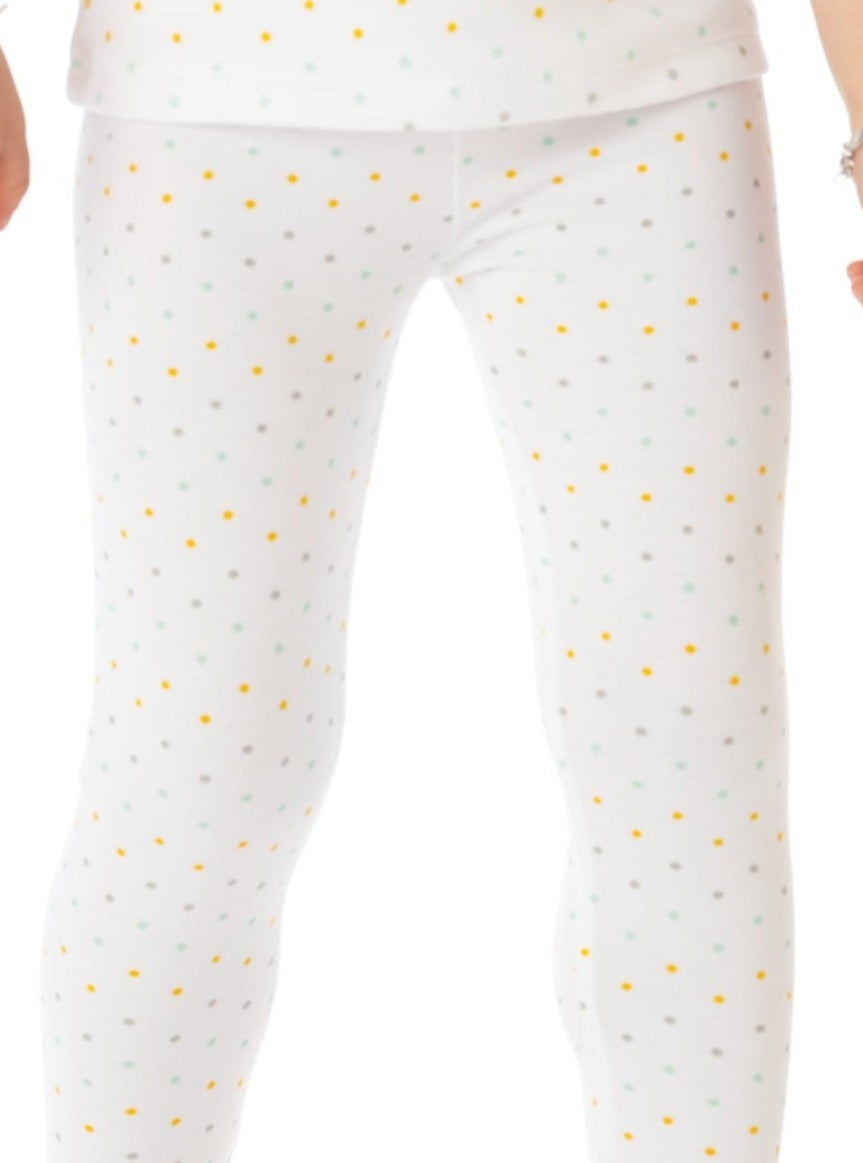 Organic Cotton Leggings - Polka