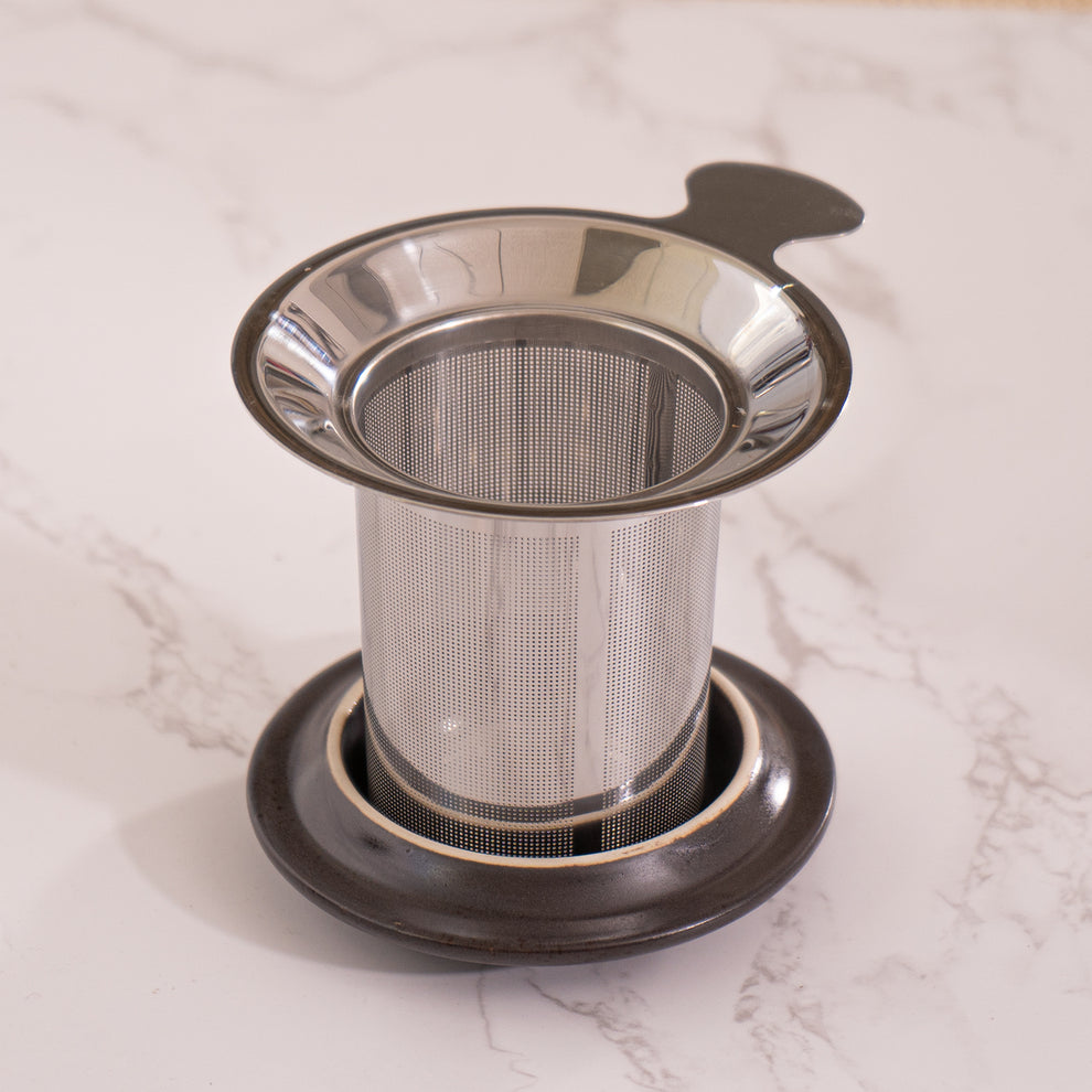 Bamboo - Mug with Lid and Infuser (for loose leaf tea)