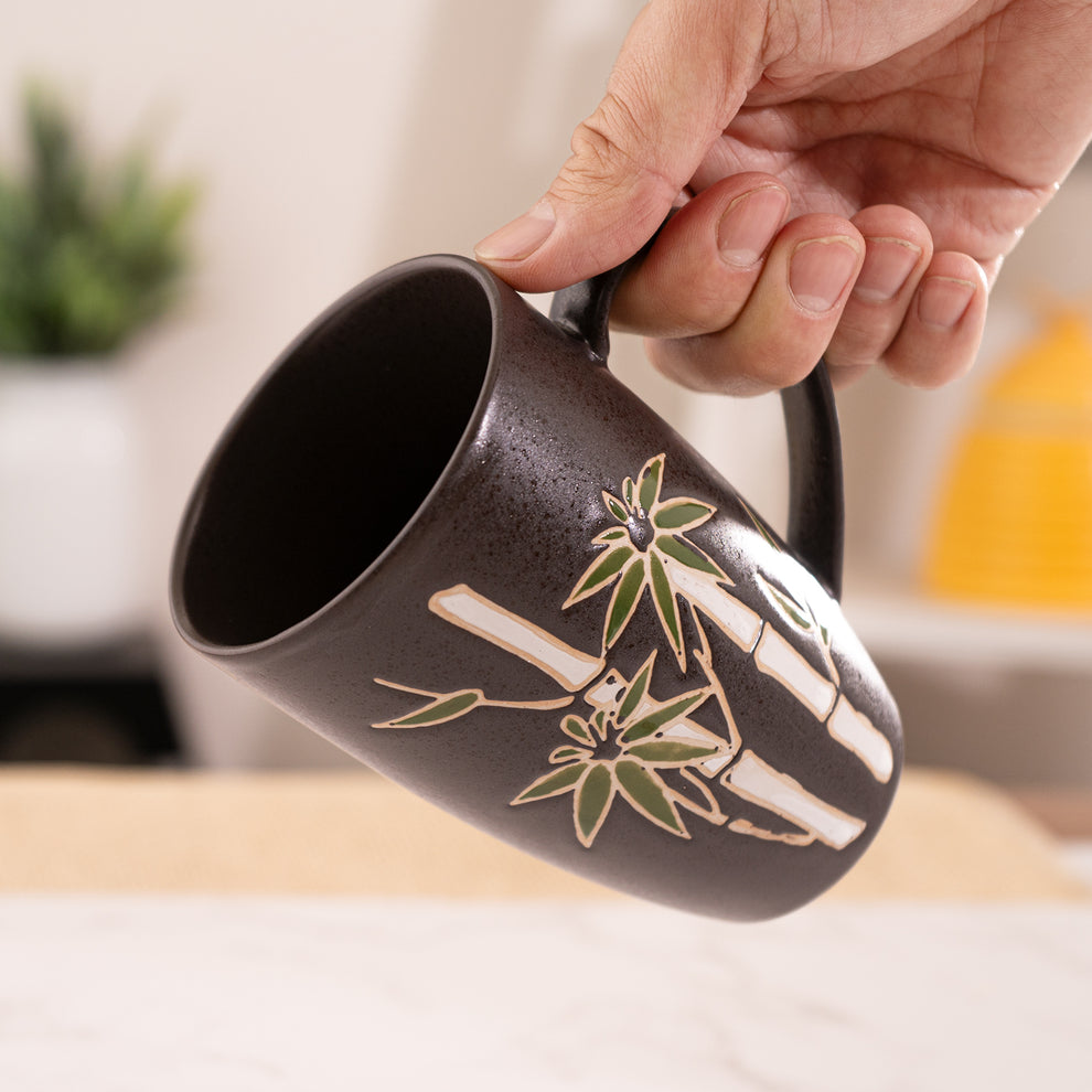 Bamboo - Mug with Lid and Infuser (for loose leaf tea)