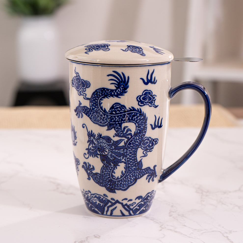 Ryu Dragon - Mug with Lid and Infuser (for loose leaf tea)