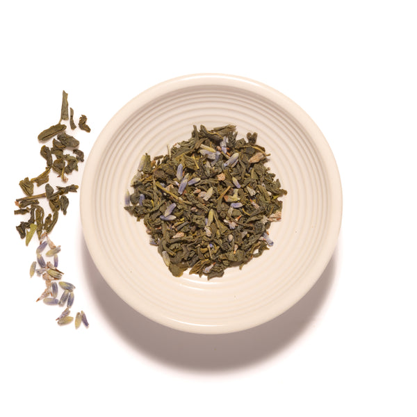 Organic Lavender Green Tea (Loose Leaf)