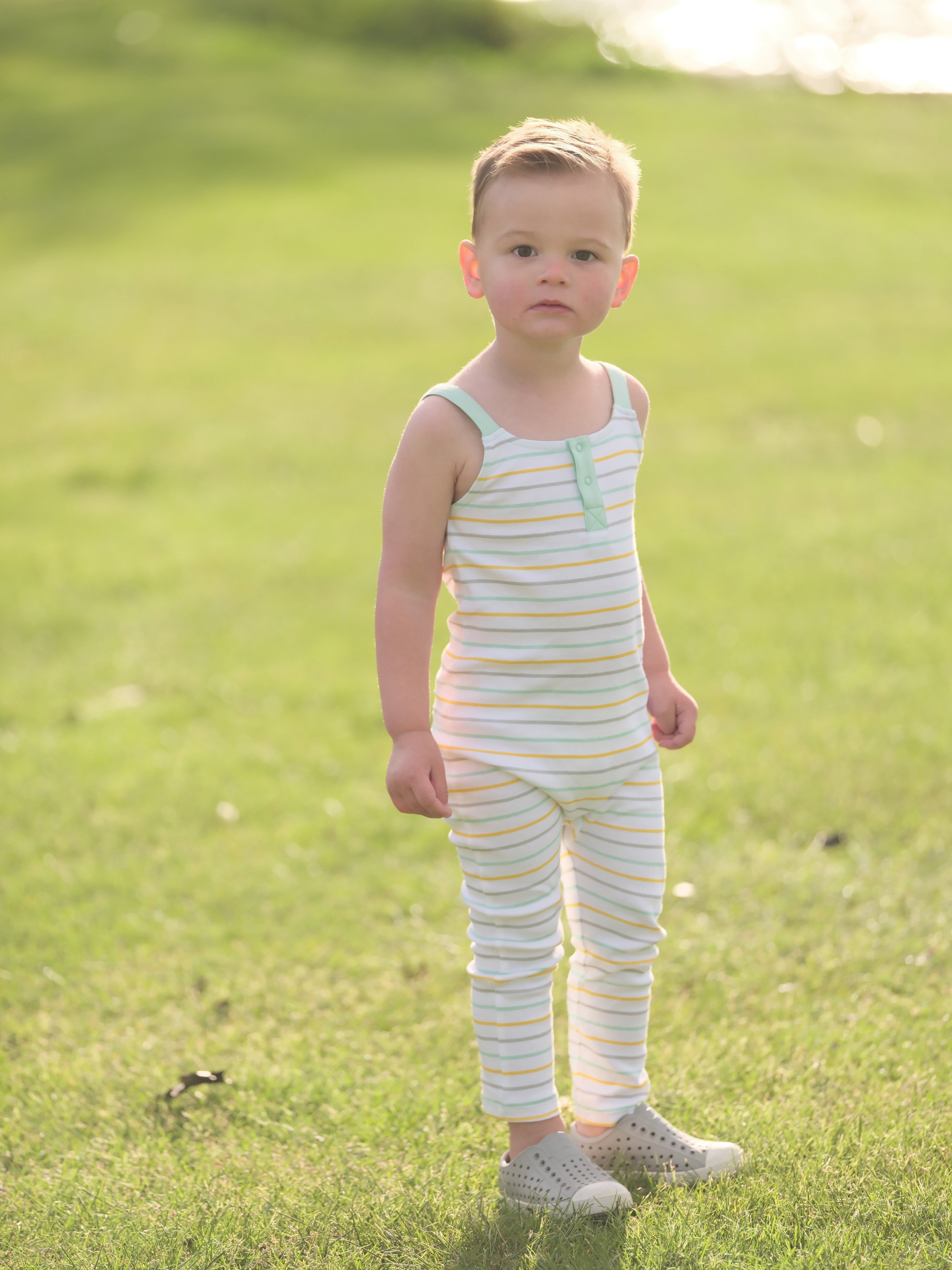 Organic Cotton Overall - Stripes