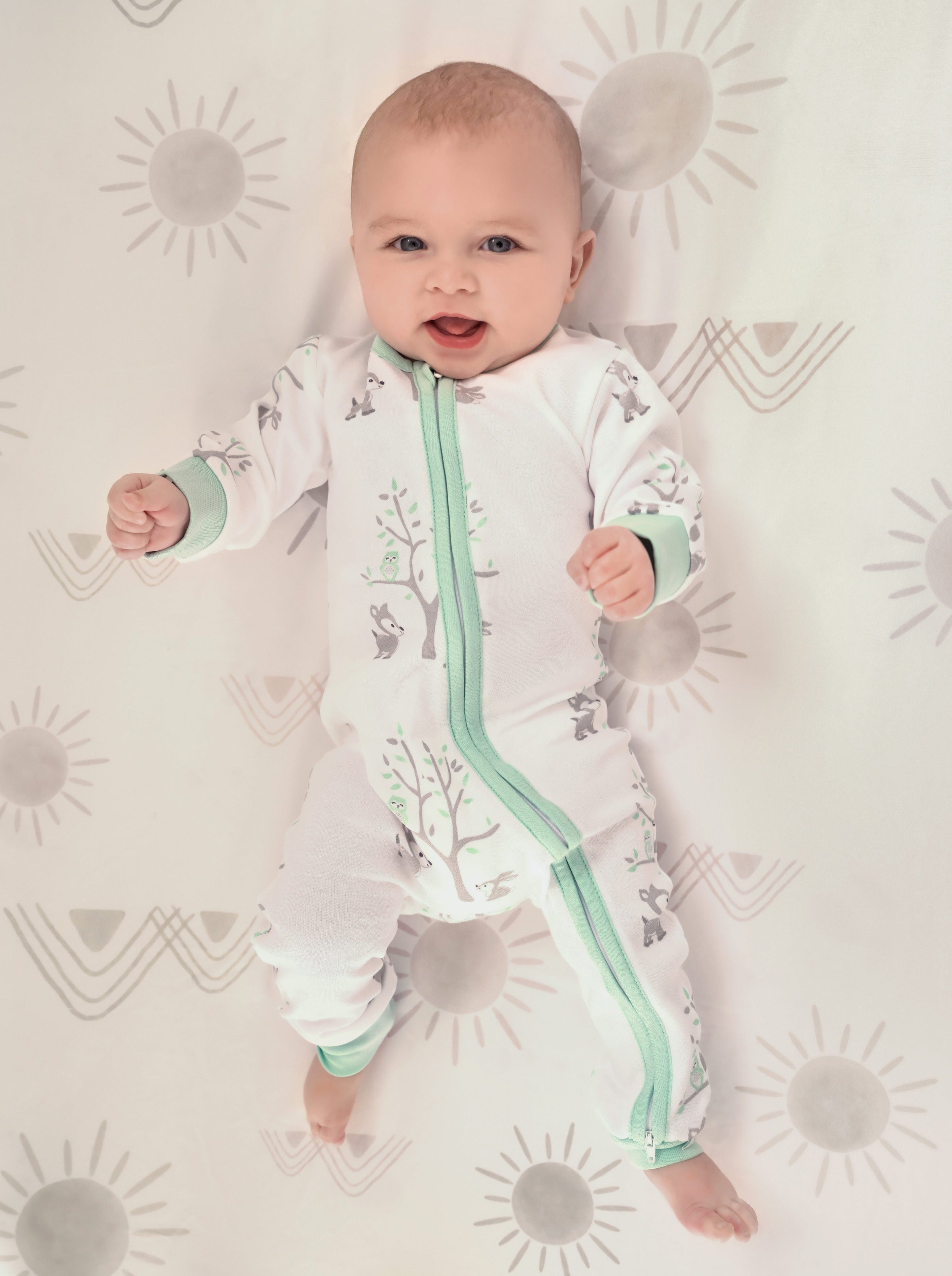 Organic Cotton Romper -  Woodland