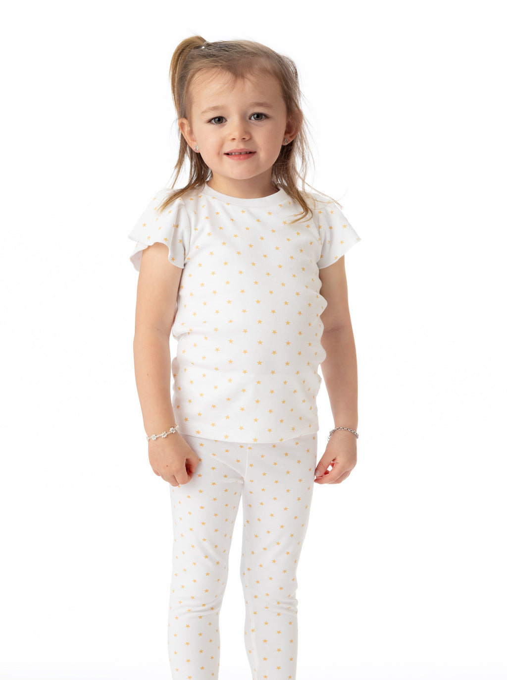 Organic Cotton Ashley Ruffled Tee - Star