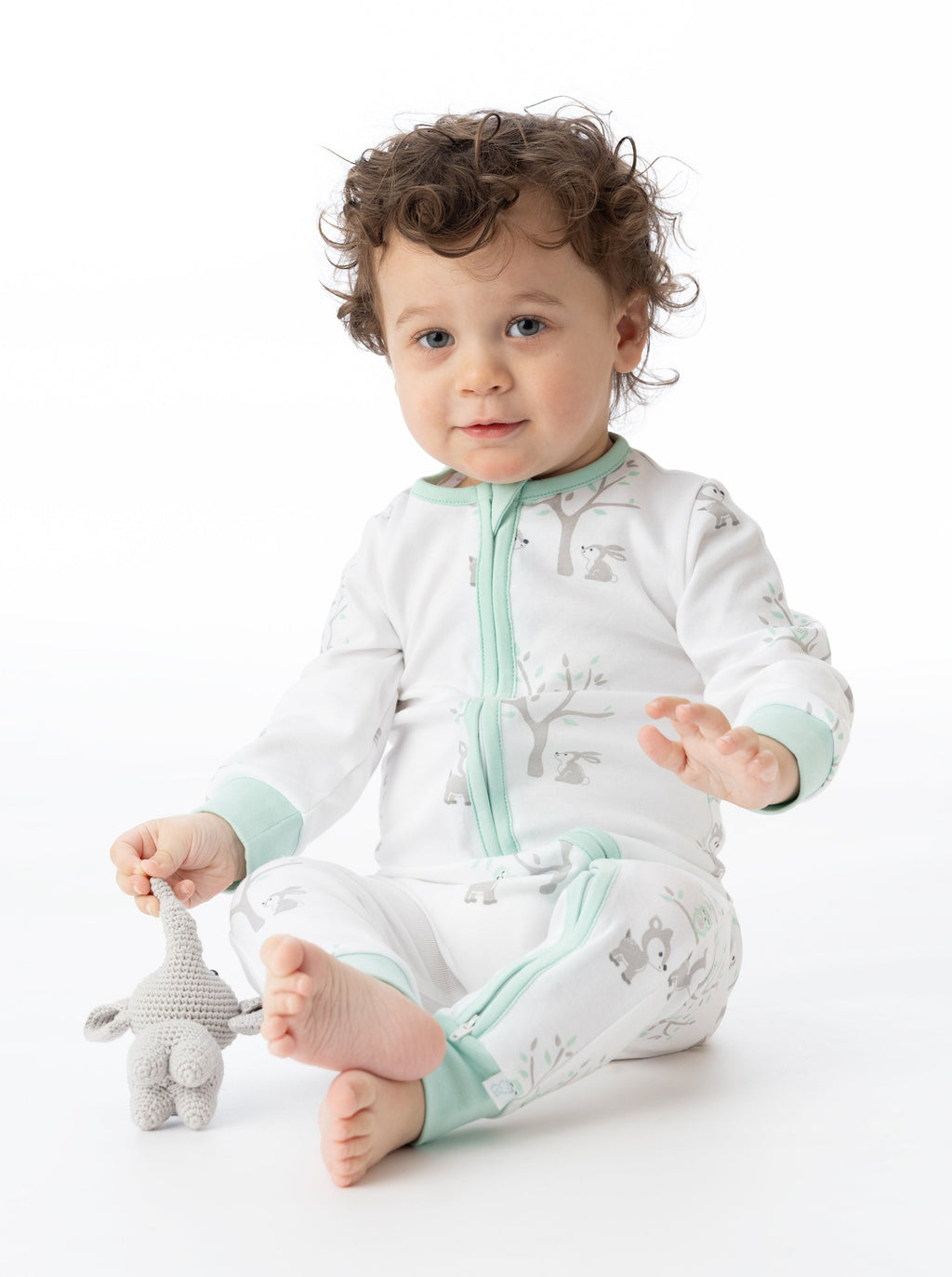 Organic Cotton Romper -  Woodland