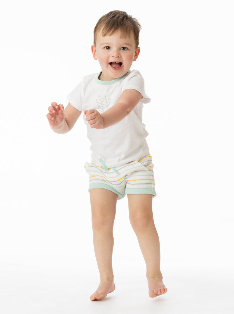 Organic Cotton Shorts - Stripes