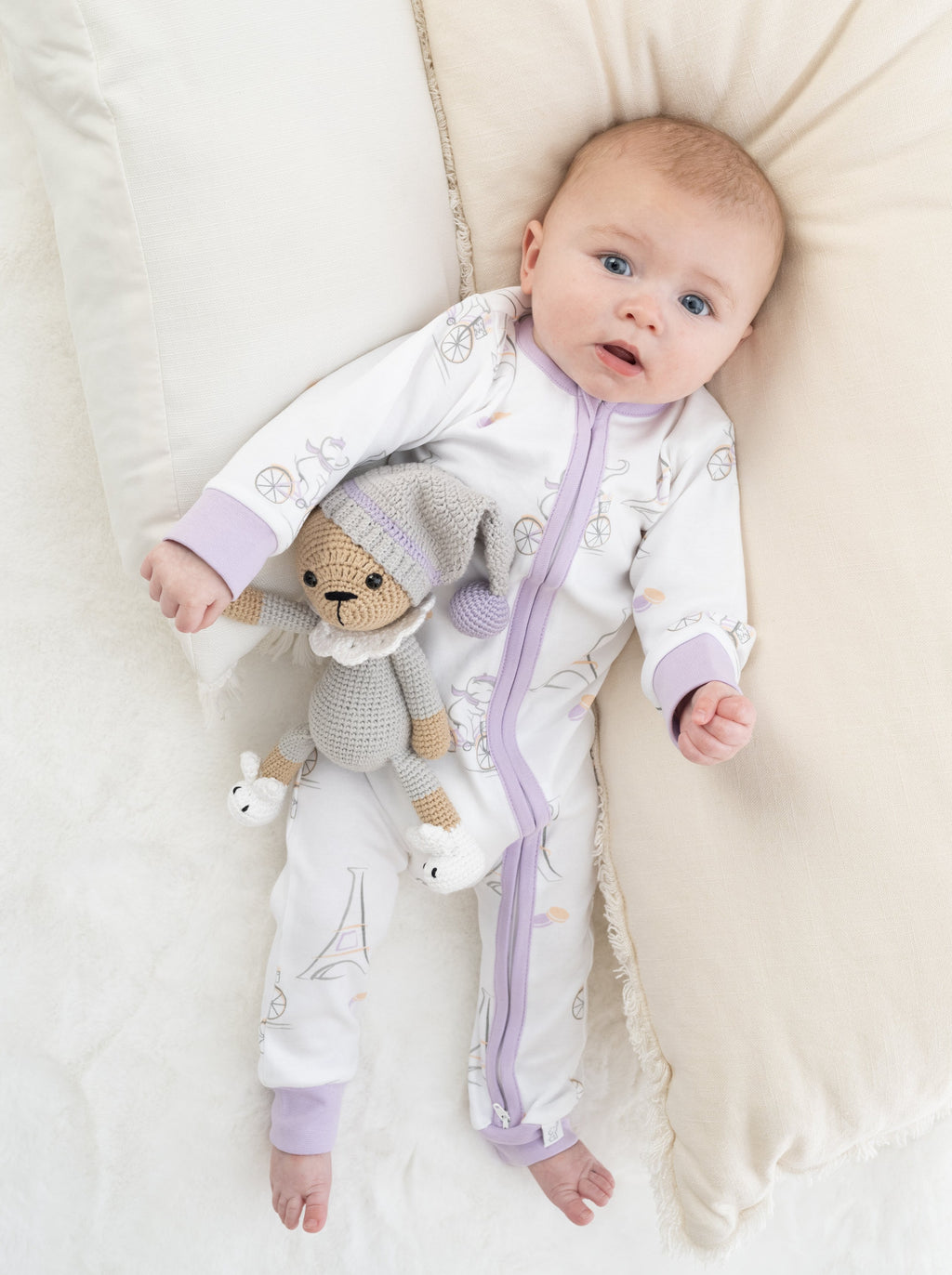 Organic Cotton Romper -  Moy In Paris