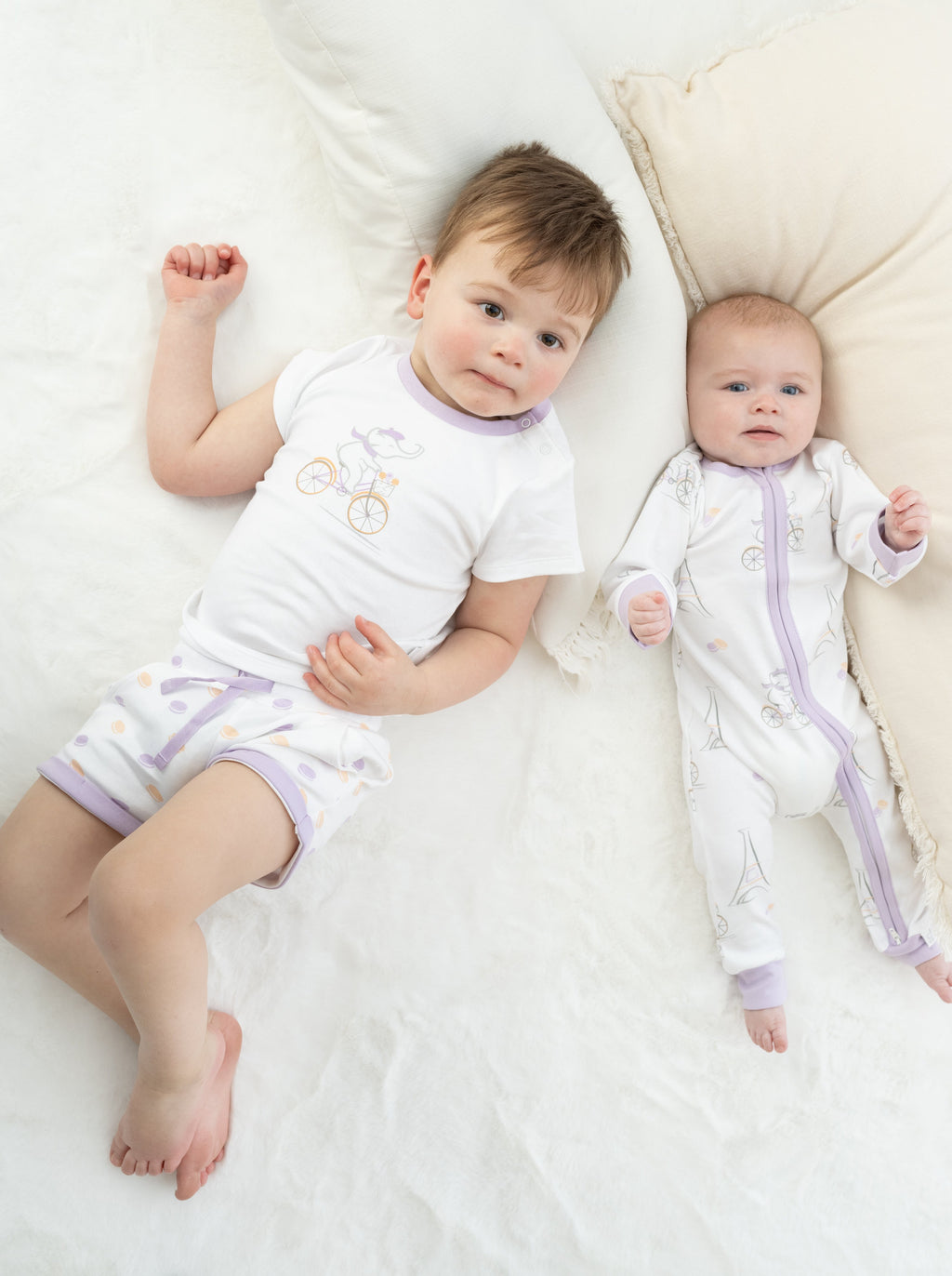 Organic Cotton Shorts - Macarons