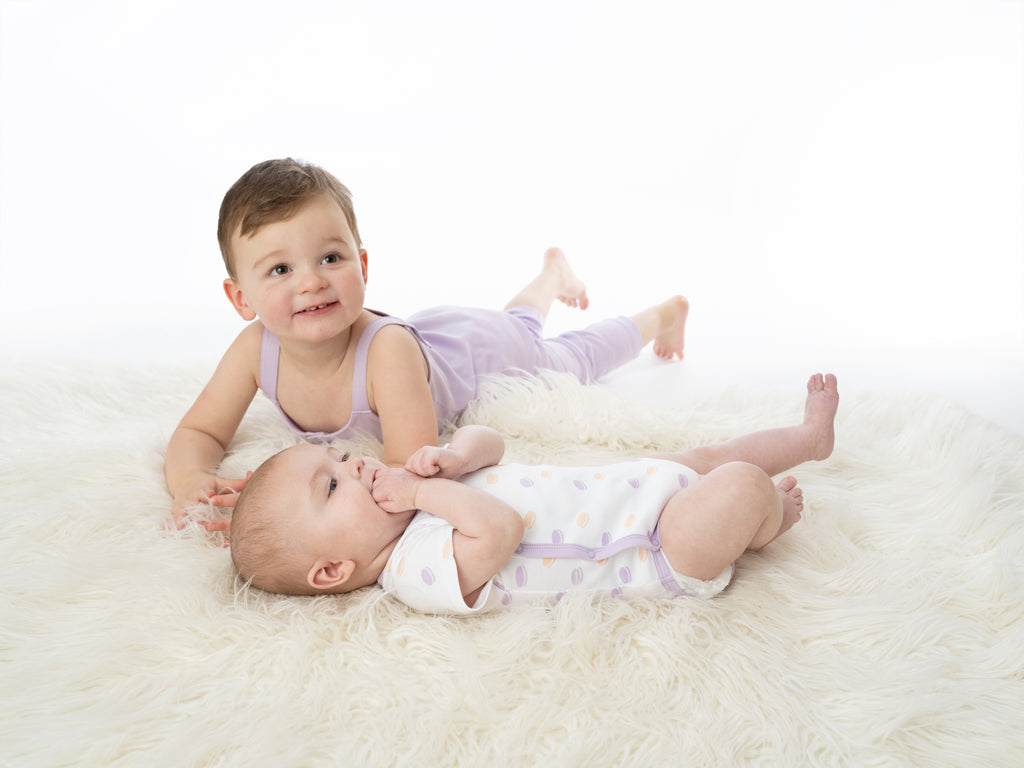 Organic Cotton Pride Kimono Onesie - Macarons