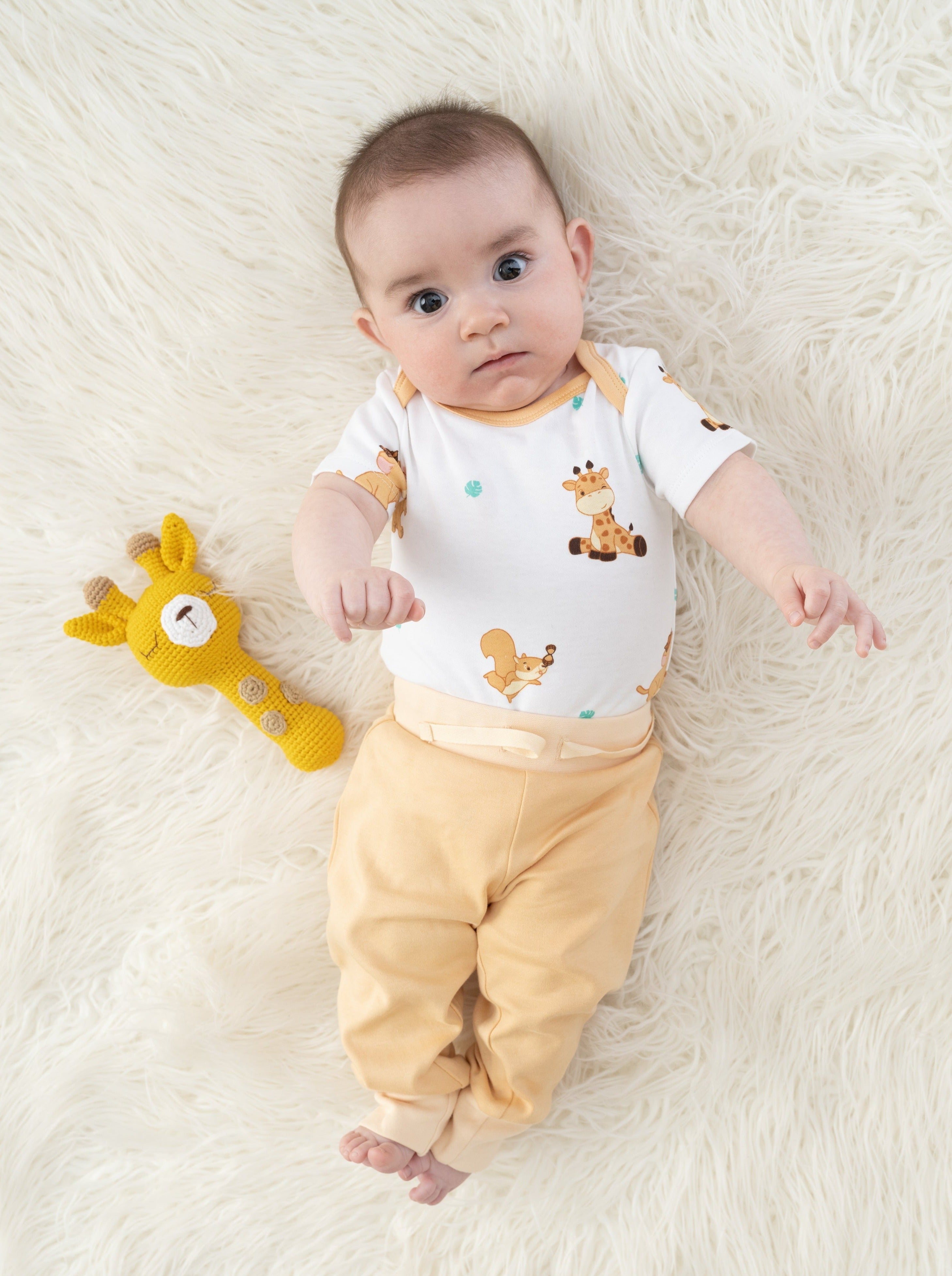 Organic Cotton Joy Bodysuit - The Animal Kingdom