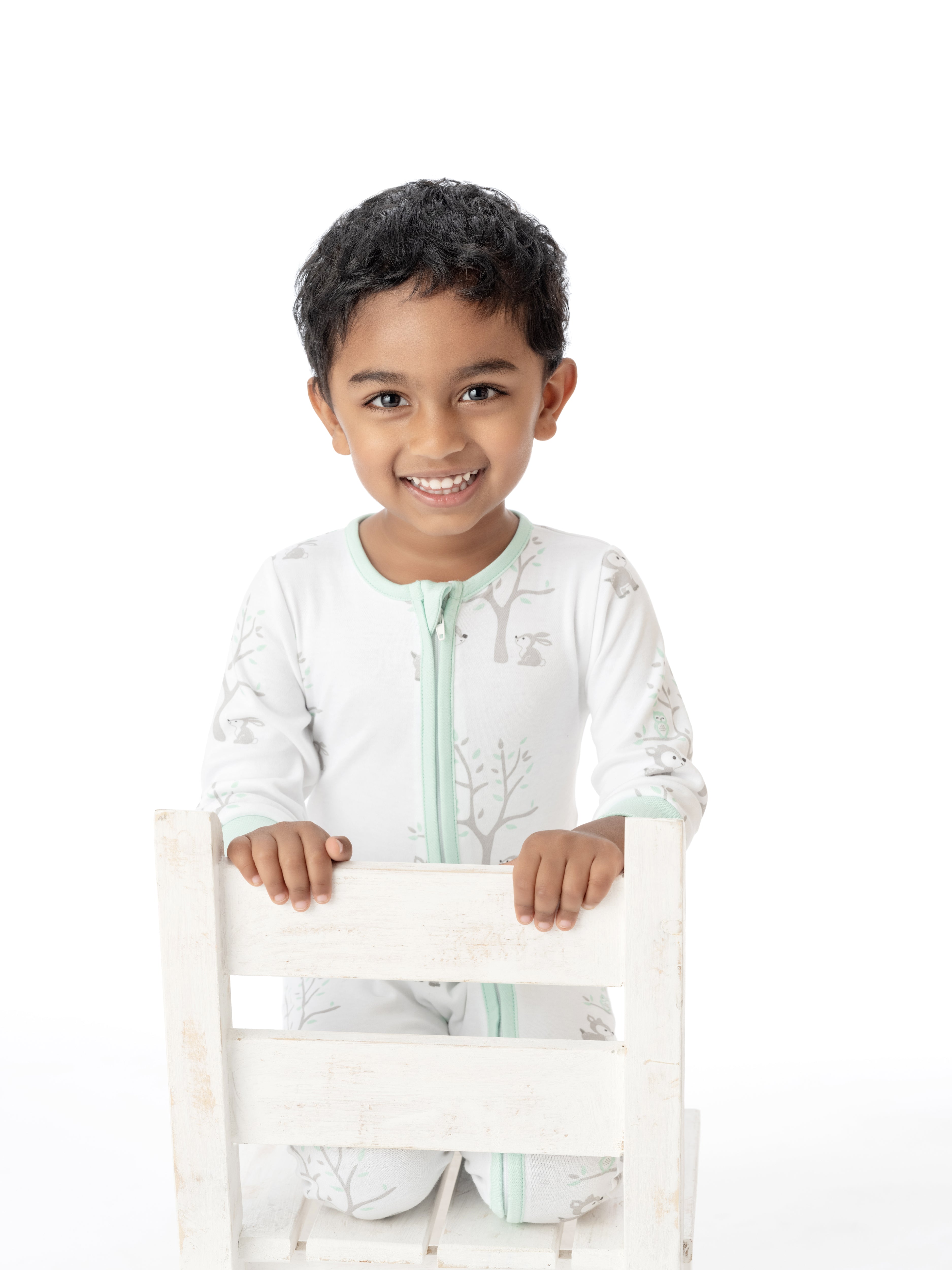 Organic Cotton Romper -  Woodland