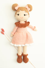 Crochet Doll - Rachel, the girl in skirt