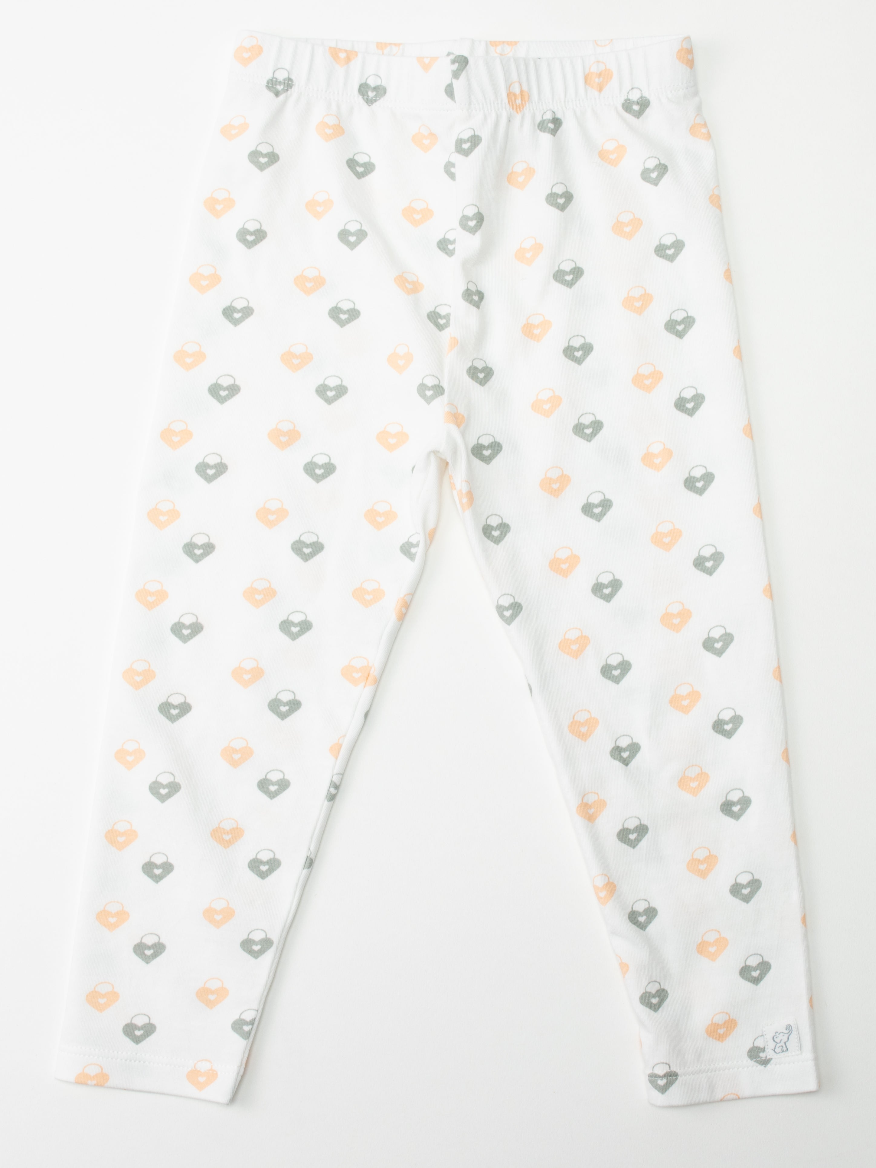Organic Cotton Leggings - Love lock