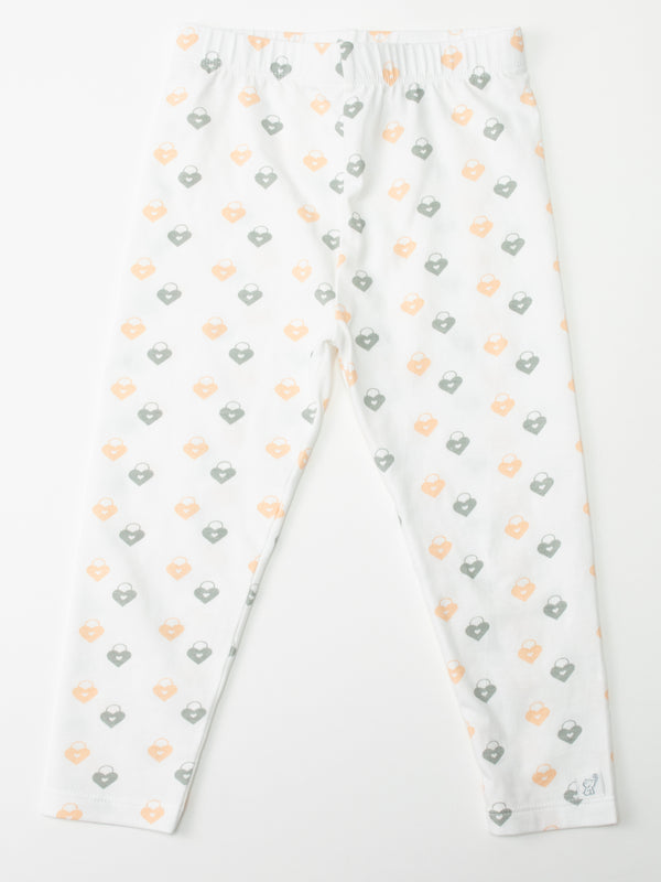 Organic Cotton Leggings - Love lock