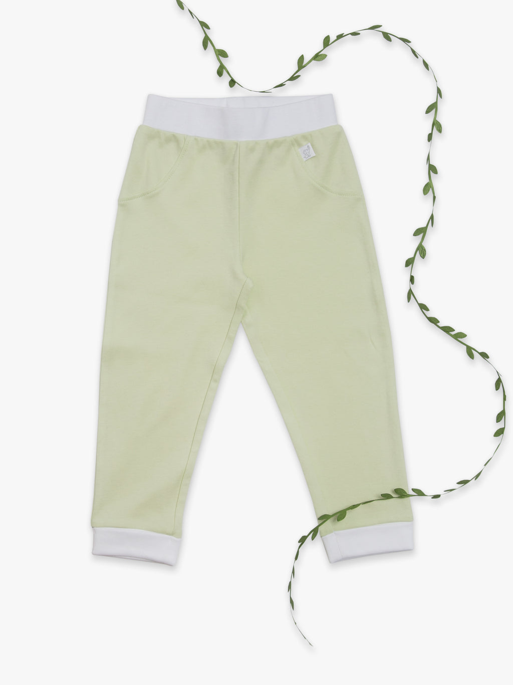 Organic Cotton Jogger Pants - Green